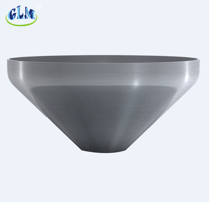 Transport water DN 1900 pressed steel tank end domed conical head